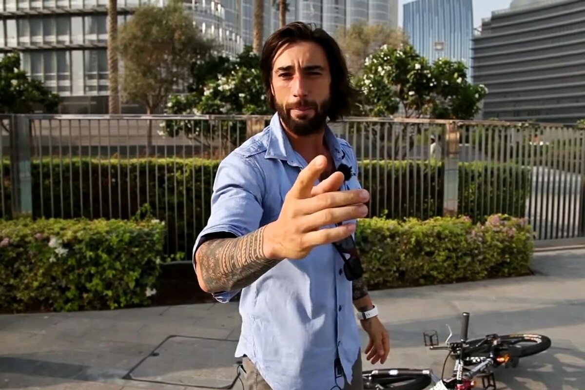 Витторио Брумотти и его велосипед