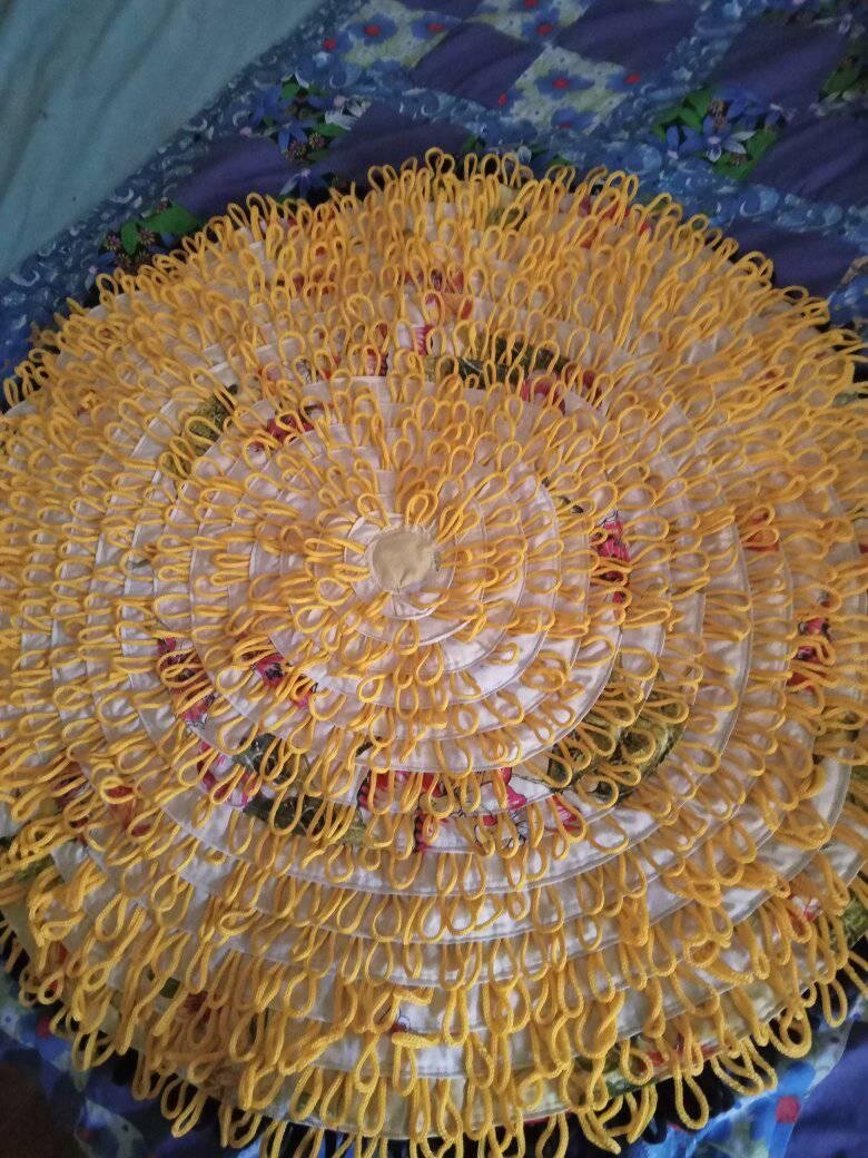 Из хб ткани в шнура