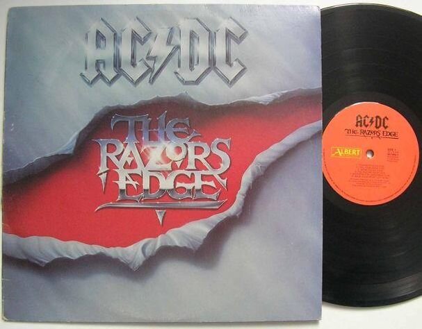 AC/DC «The Razors Edge», 1990 г., австралийский виниловый выпуск