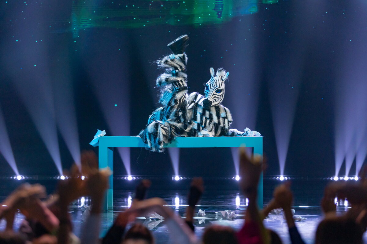 Человек превращается в зебру на шоу талантов. Человек превращается в зебру на шоу талантов. Шоу минута славы. Зебра из шоу маска танцы. Человек превращается в зебру на шоу талантов.