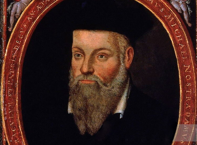 Портрет Нострадамуса работы его сына Сезара, ок. 1613. Источник :Викисклад 