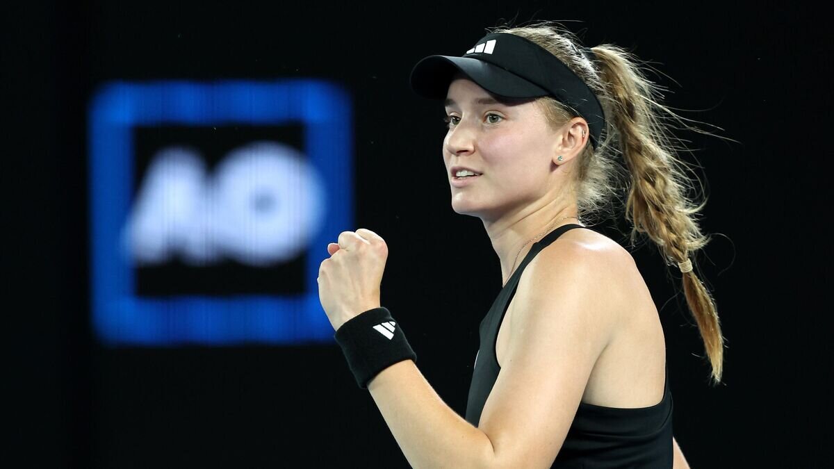    Казахстанская теннисистка Елена Рыбакина© пресс-служба WTA