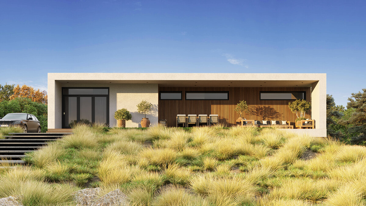 Дома из газобетона под ключ от архитектурно-строительной компании "Красный апельсин"