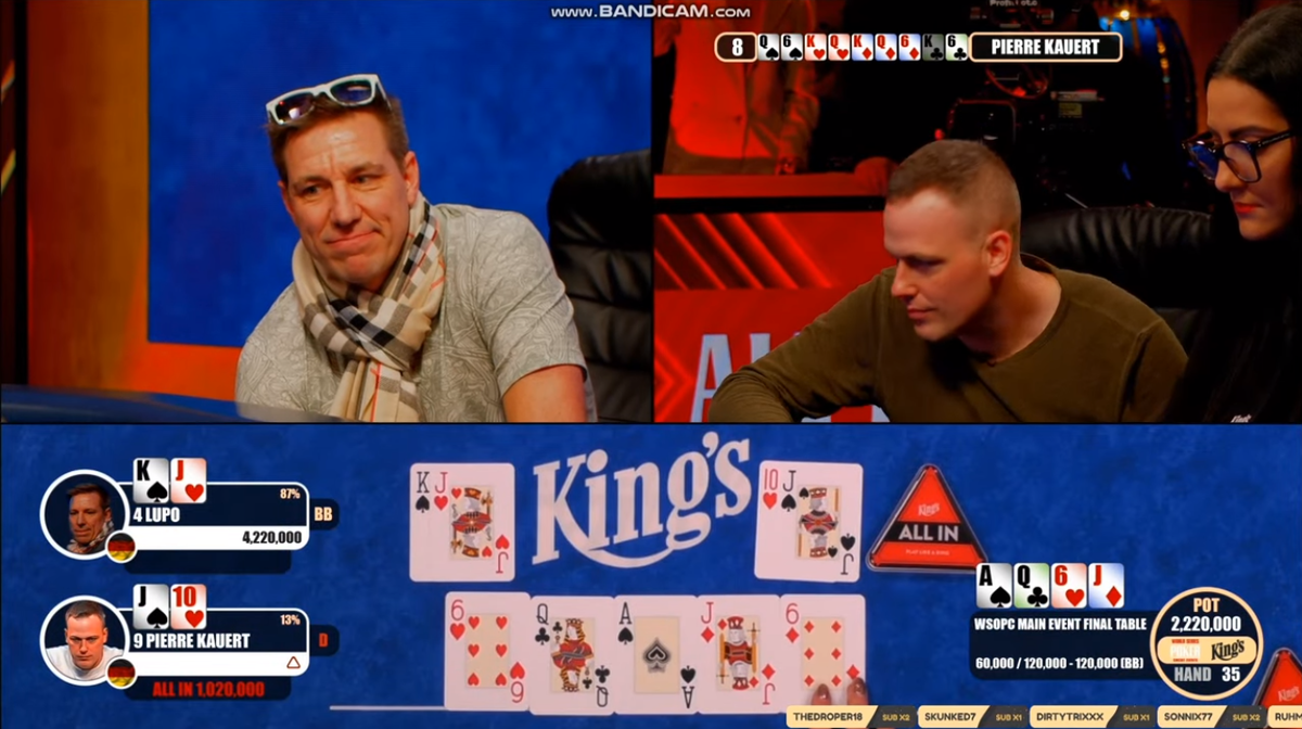 Игрок выбывает из игры. Браслет WSOP 2009 года. Покер про 2020. King's Casino Rozvadov. Тут есть доктор игрок в Покер.