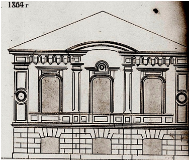 Сохранившийся проект дома Малышевых