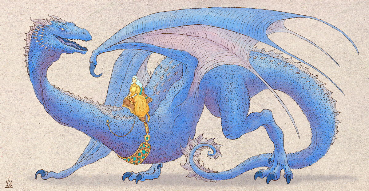 Гелайена на Огненной Мечте. Художница Ульяна Угарова