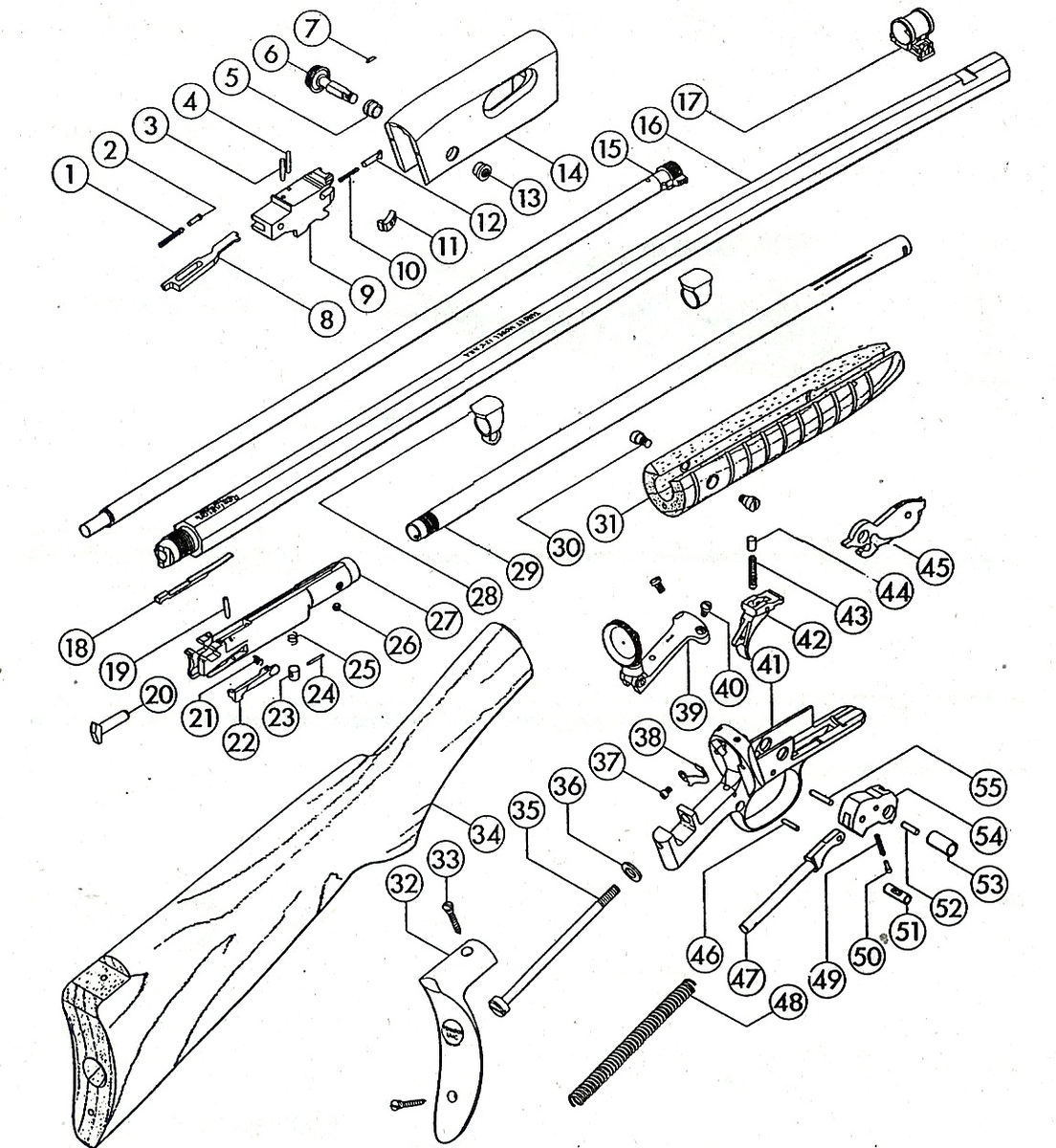 Crosman 2100 схема разборки