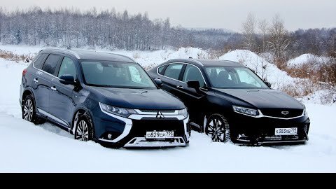 Geely Tugella против Mitsubishi Outlander: сражение мощных азиатов. Тест драйв 2021