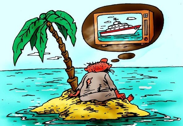 Вы оказались на необитаемом острове и решили подкрепиться рыбкой как надо целиться в рыбу рисунок