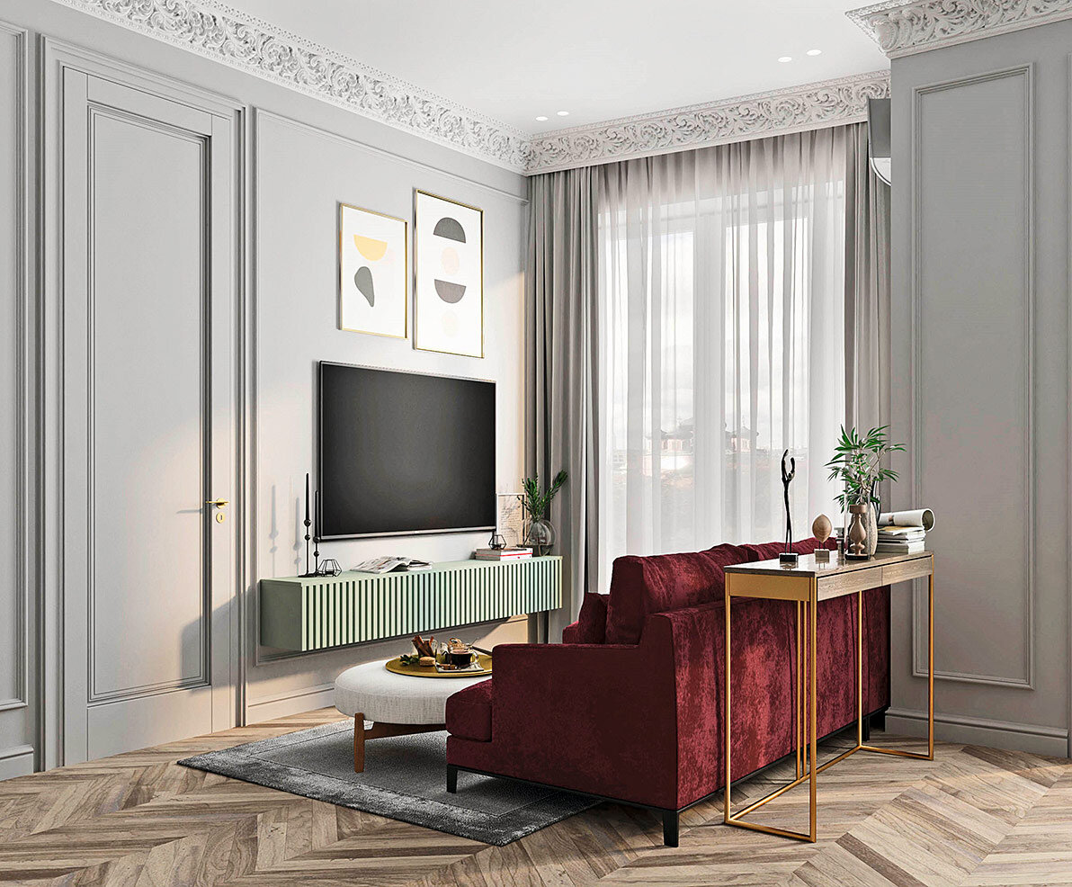 Гостиная-кухня