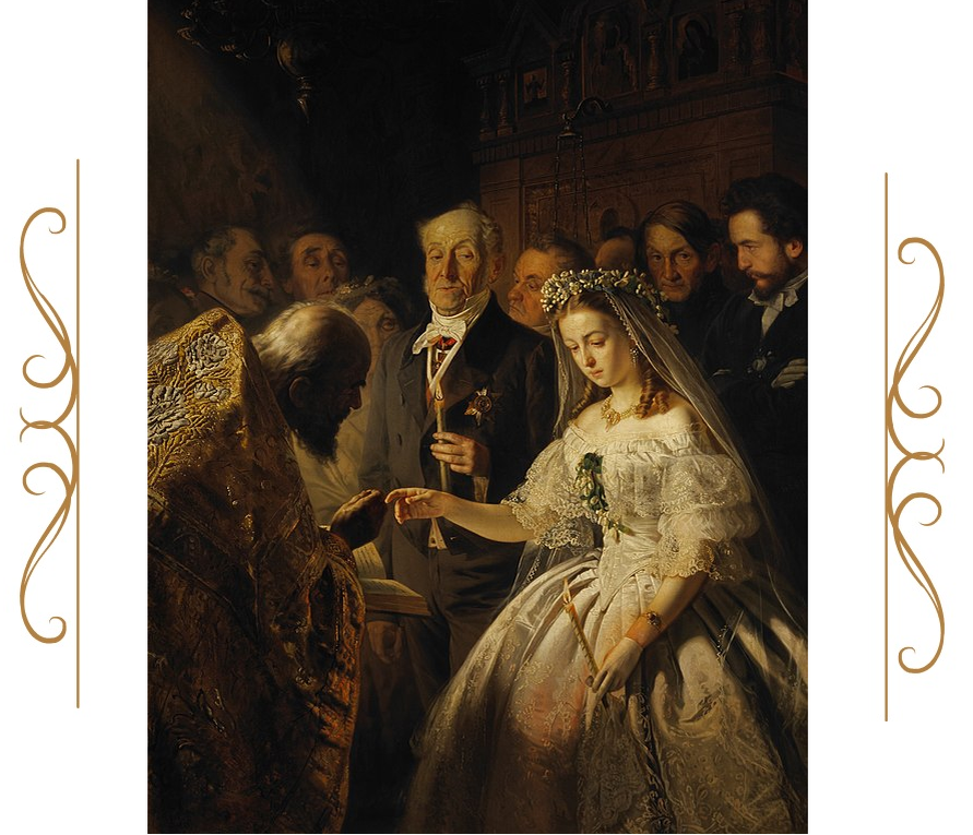 "Неравный брак", Василий Пукирев, 1862. (сс) Wikimedia Commons