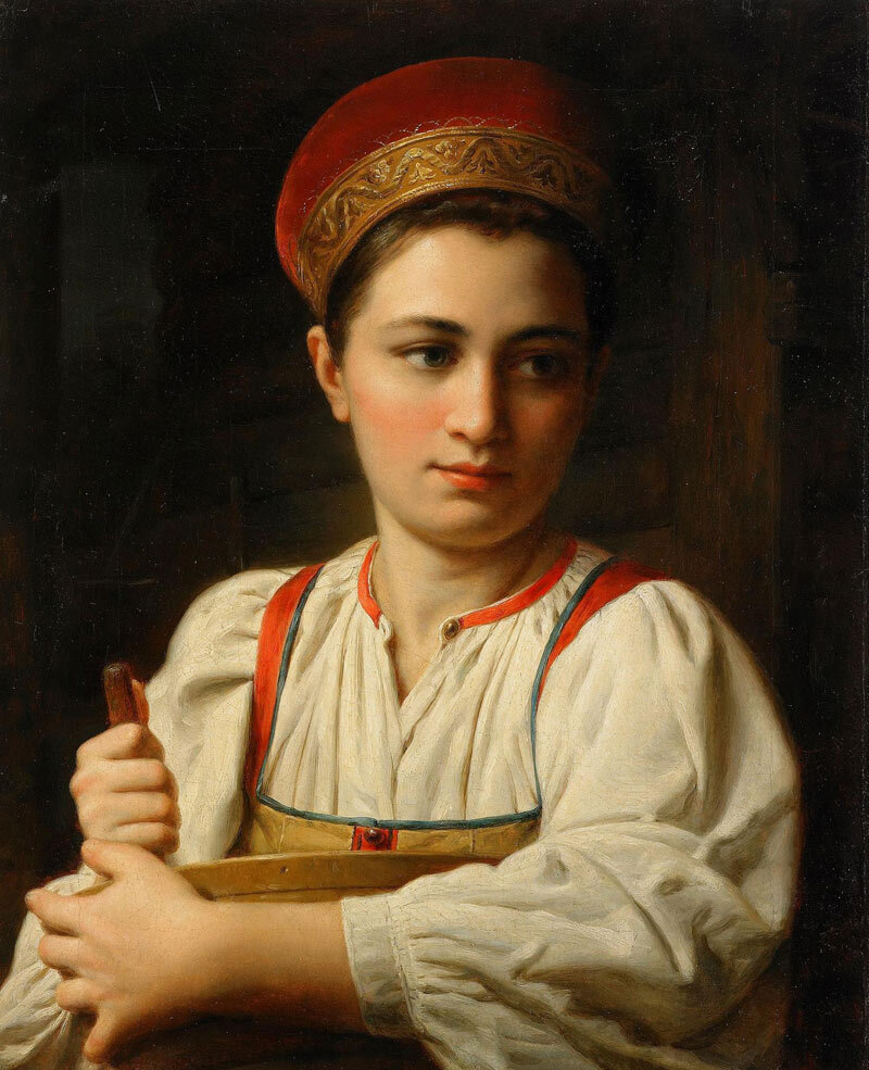 Крестьянка в кокошнике. Источник: wikipedia.org