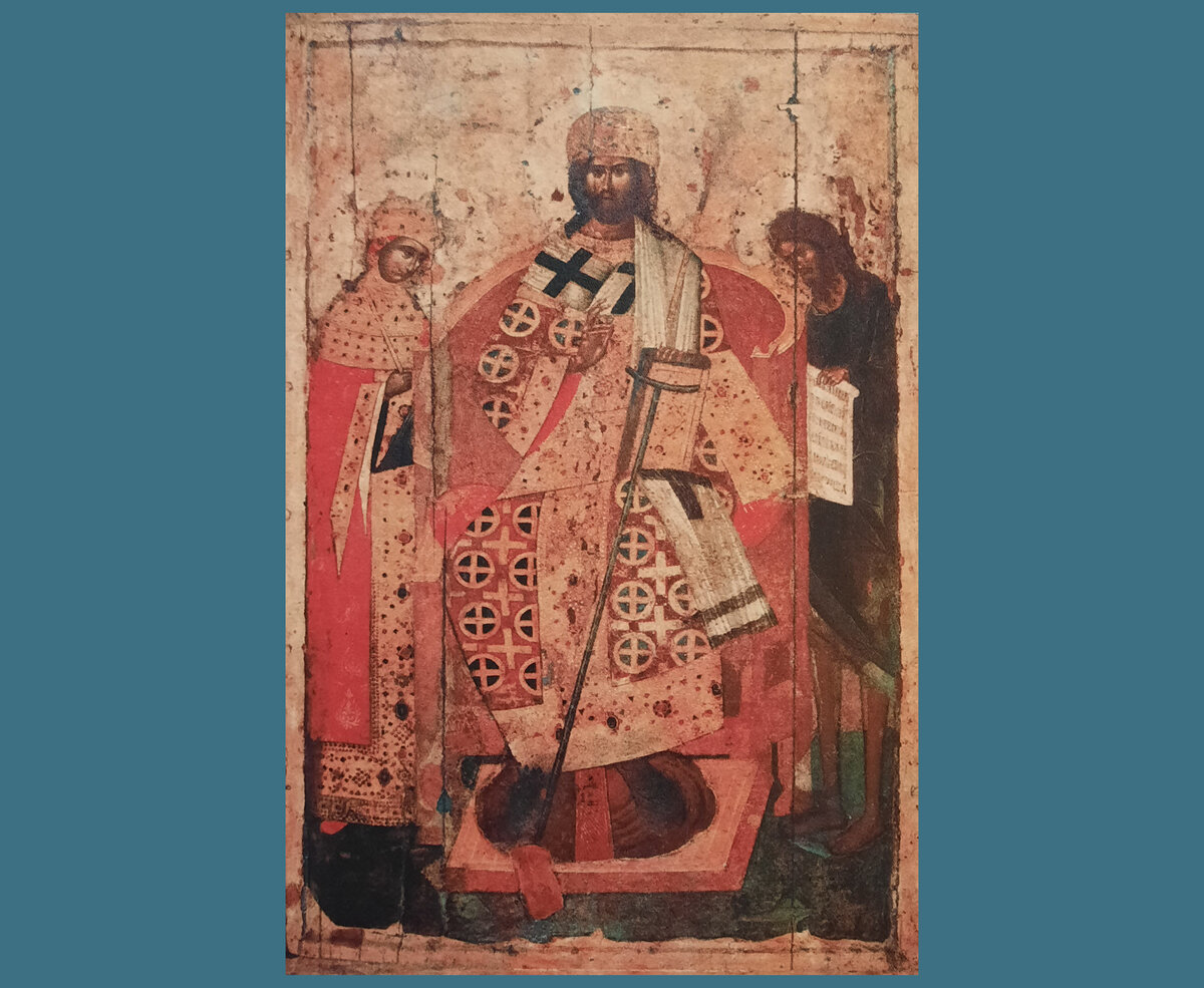 Сербский мастер. Предста царица. Икона. Конец XIV в. Государственный Музей Московского Кремля