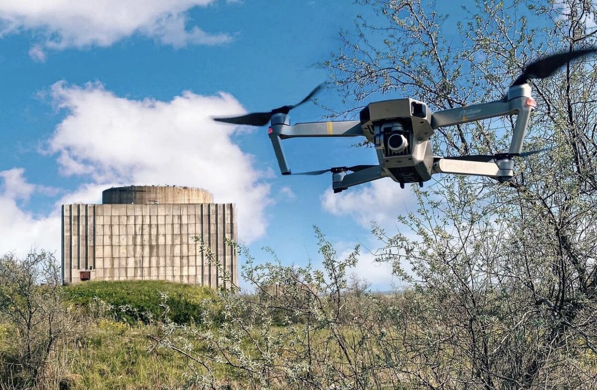 Дрон Жужа и Крымская АЭС. Фото автора