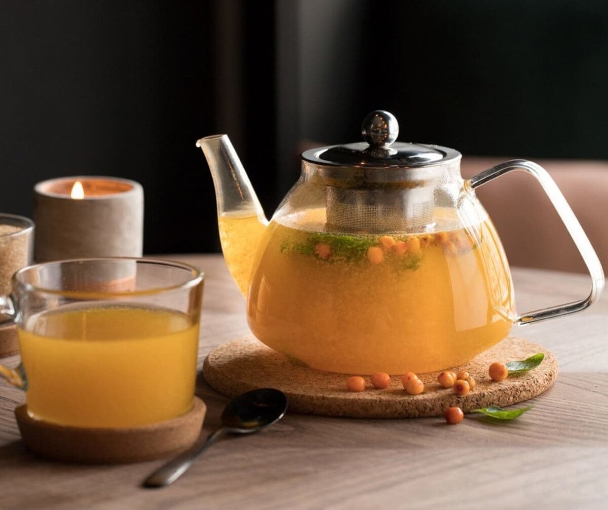 Облепиховый чай с имбирем и специями