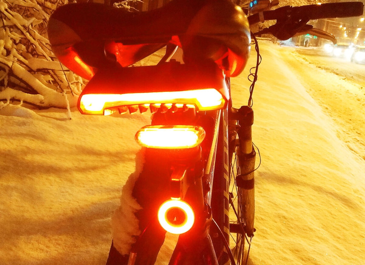 Зимний вариант. Темнеет рано, поэтому фонари особенно важны