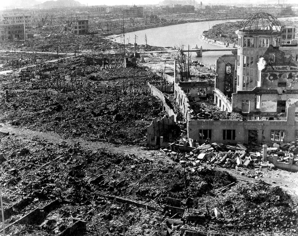 Хиросима после ядерной бомбардировки. Фото взято с сайта www.eng-news.ru
