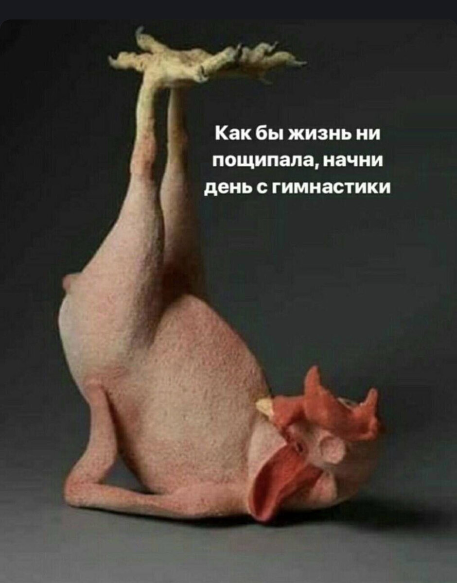 Именно так! Каждое утро - обязательная зарядка!