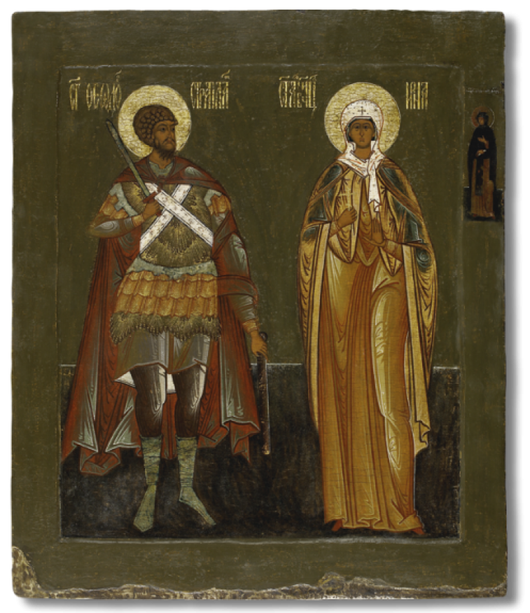  Святые вмч. Феодор Стратилат и мц. Ирина