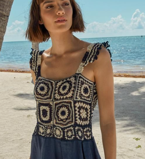 Топ вязаный своими руками из квадратов