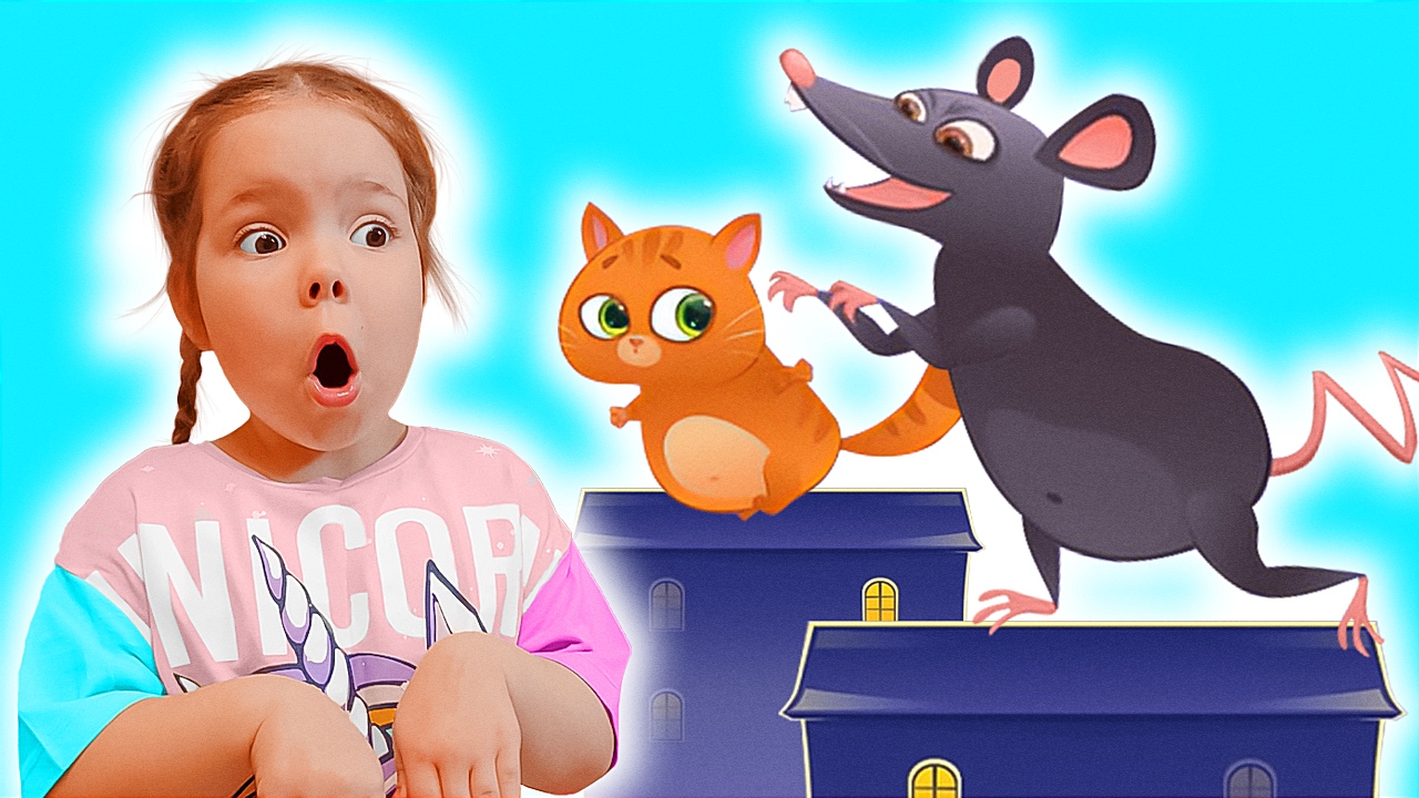 Настя и котик Bubbu играют в игре | Бубу снится страшный сон