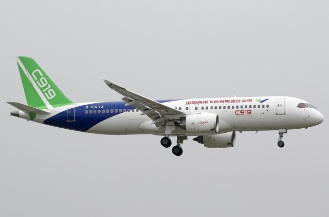    Самолет Comac C919 Airliners.net