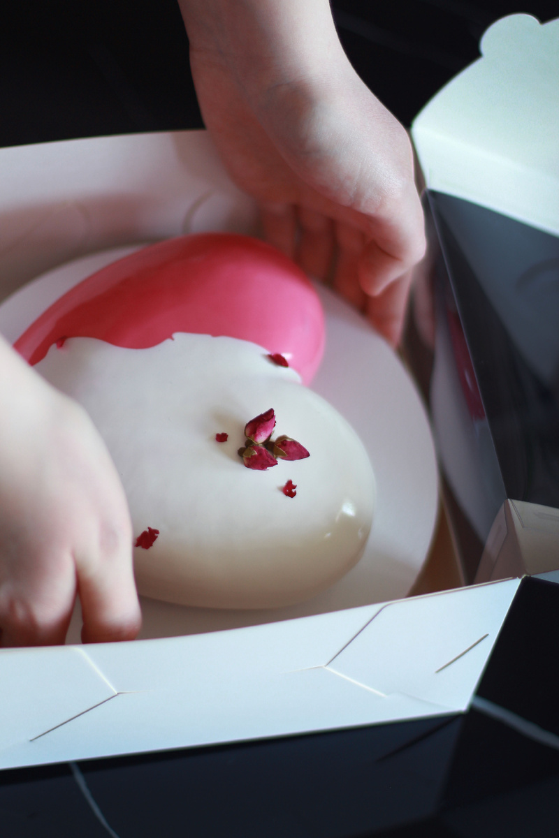 Упаковка муссового торта