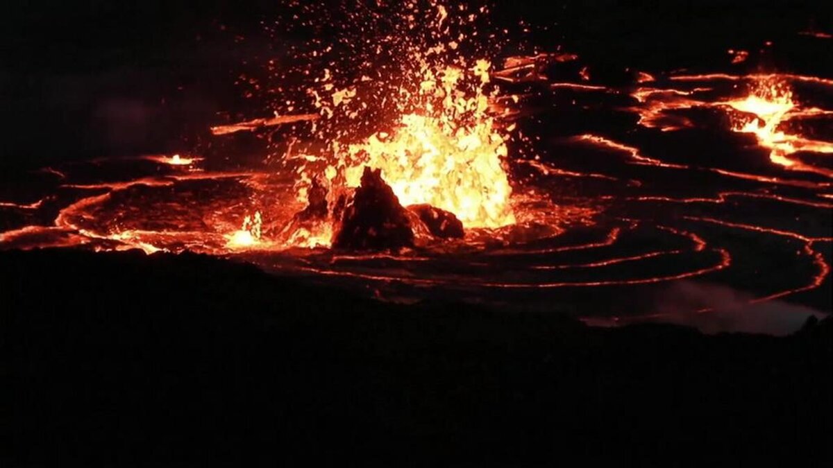 Извержение вулкана Кулауэа, Гавайи, 2023 год.