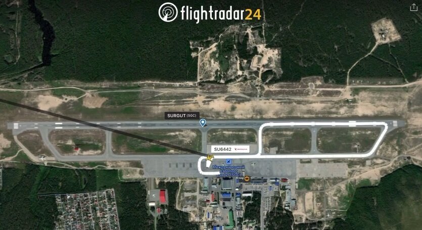    Рейс «Сургут – Санкт-Петербург» прервал взлет из-за неисправности