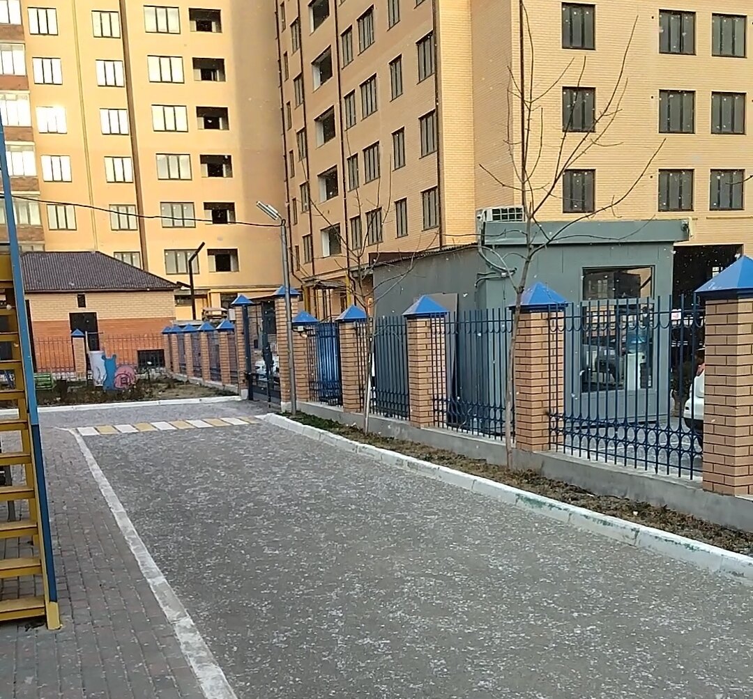 Такая обстановка утром в 9 часов