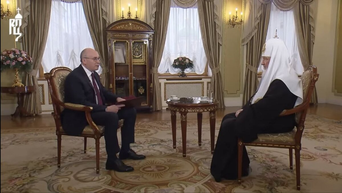 Рождественское интервью Патриарха Кирилла телеканалу Россия 1