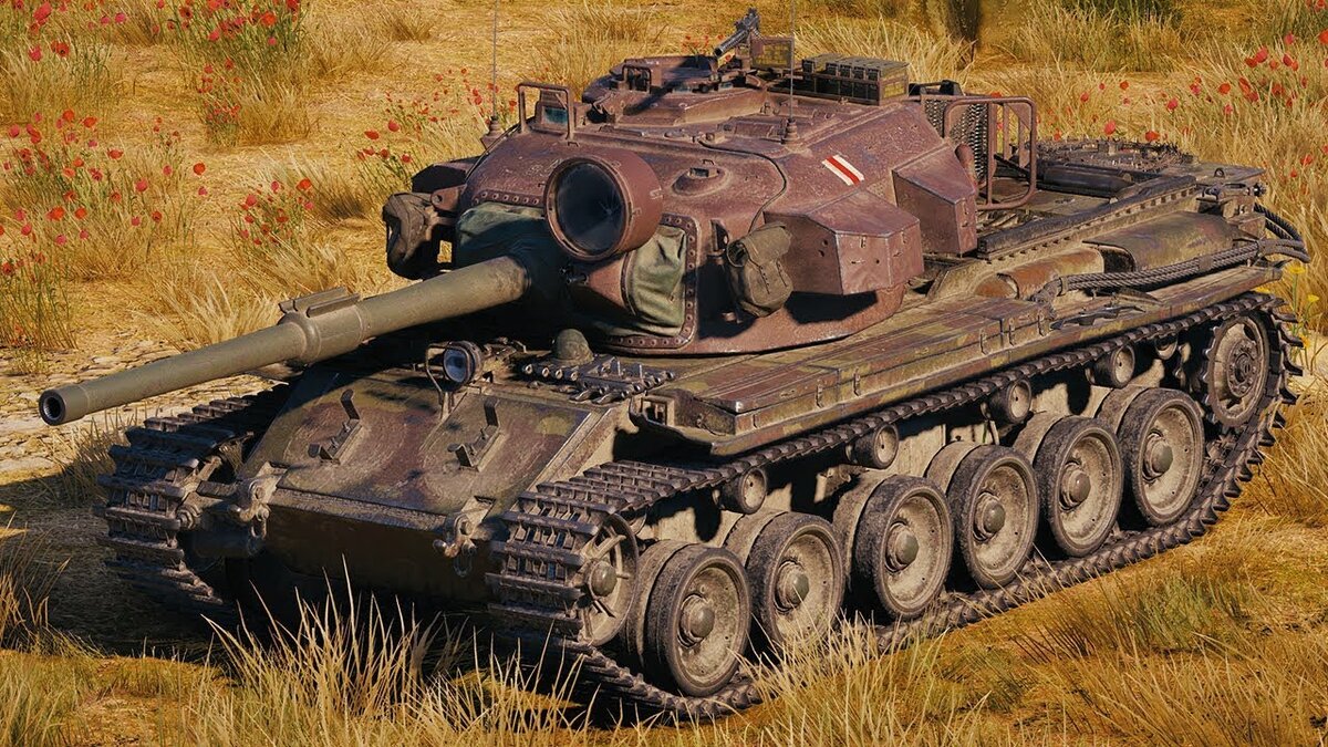 Модификация послевоенного танка Centurion Mk. 5 с усиленной лобовой броней