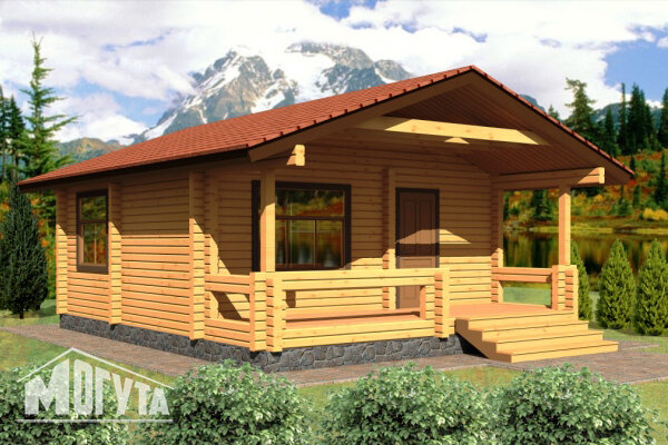 Баня из клееного бруса под ключ