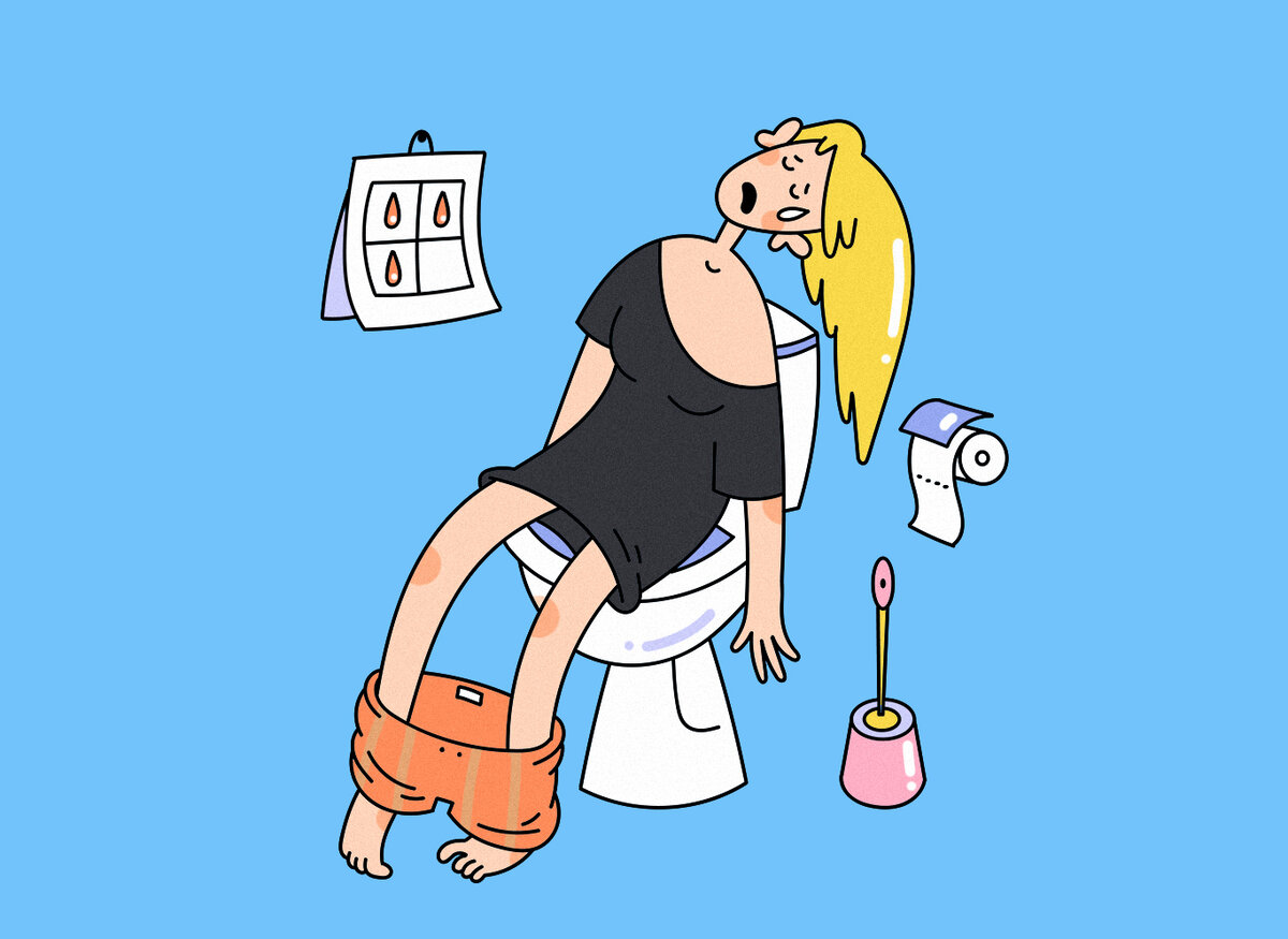 Почему болит ходить в туалет во время месячных: причины и решения