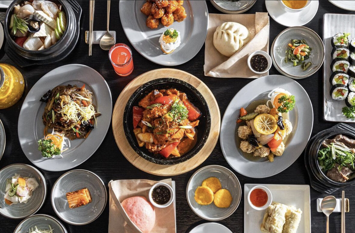 21 обед. аппетитный завтрак. кафе дадонг. Light meal. Hite корейский ресторан.