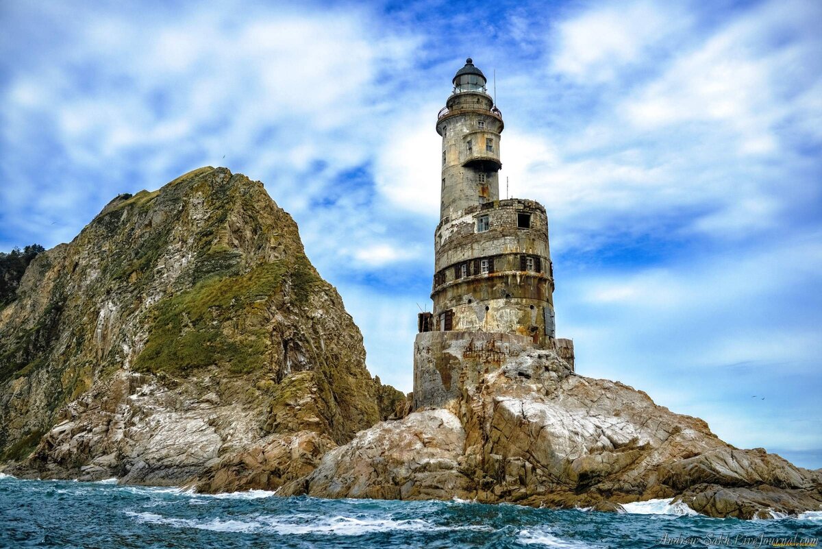 Маяк на мысе Анива