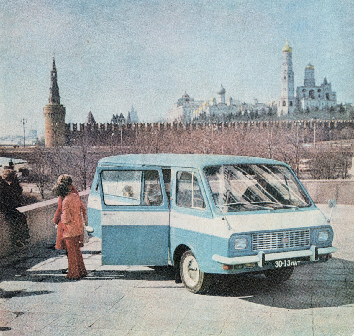 РАФ-2203 гос. номер «30-13 ЛАТ», Москва, 1975 год