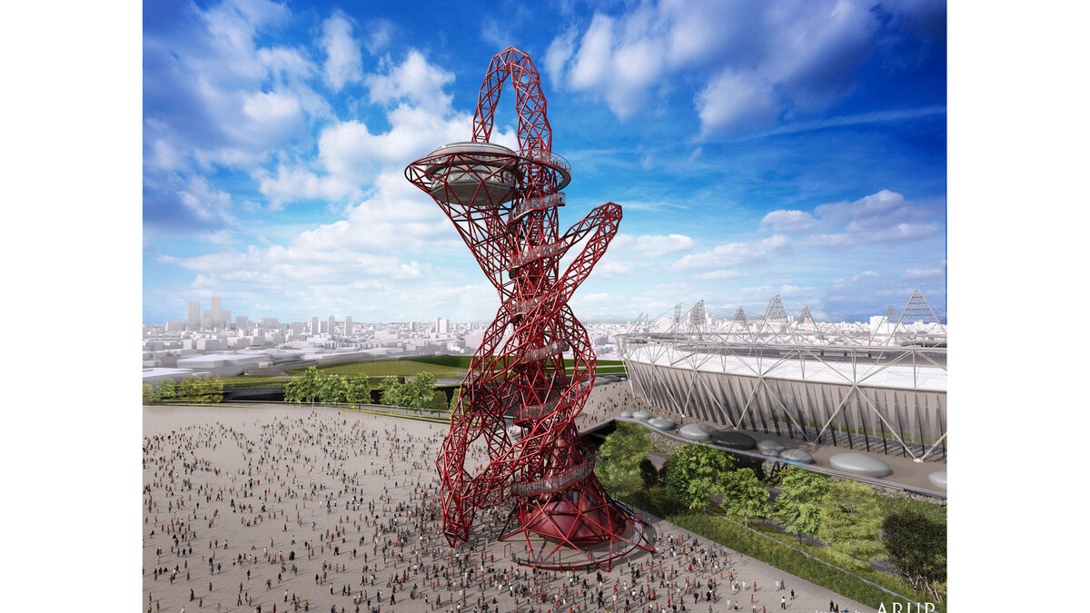    %Проект монумента ArcelorMittal Orbit в Олимпийском парке Лондона© Фото : Arup
