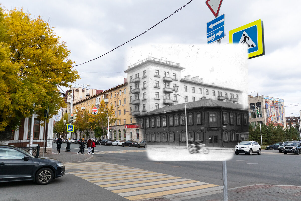Дом на перекрестке улиц В.И. Ленина и С.М. Кирова в Уфе сквозь время, 28.09.21