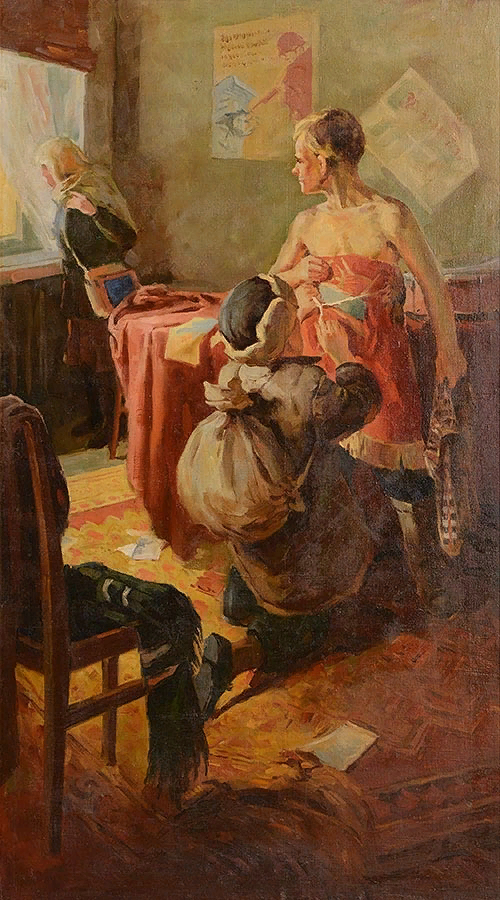 И.Н. Аристов Спасение знамени