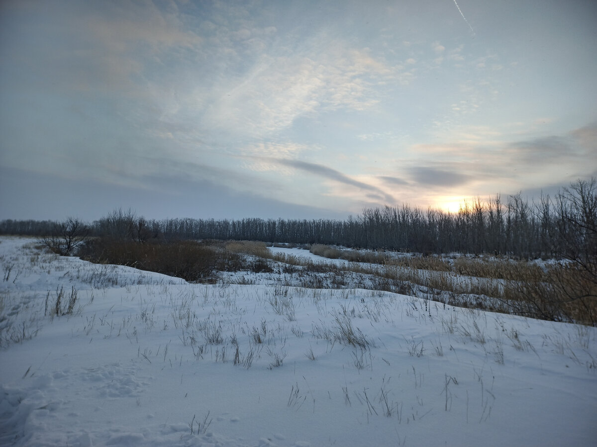 Рассвет в феврале 