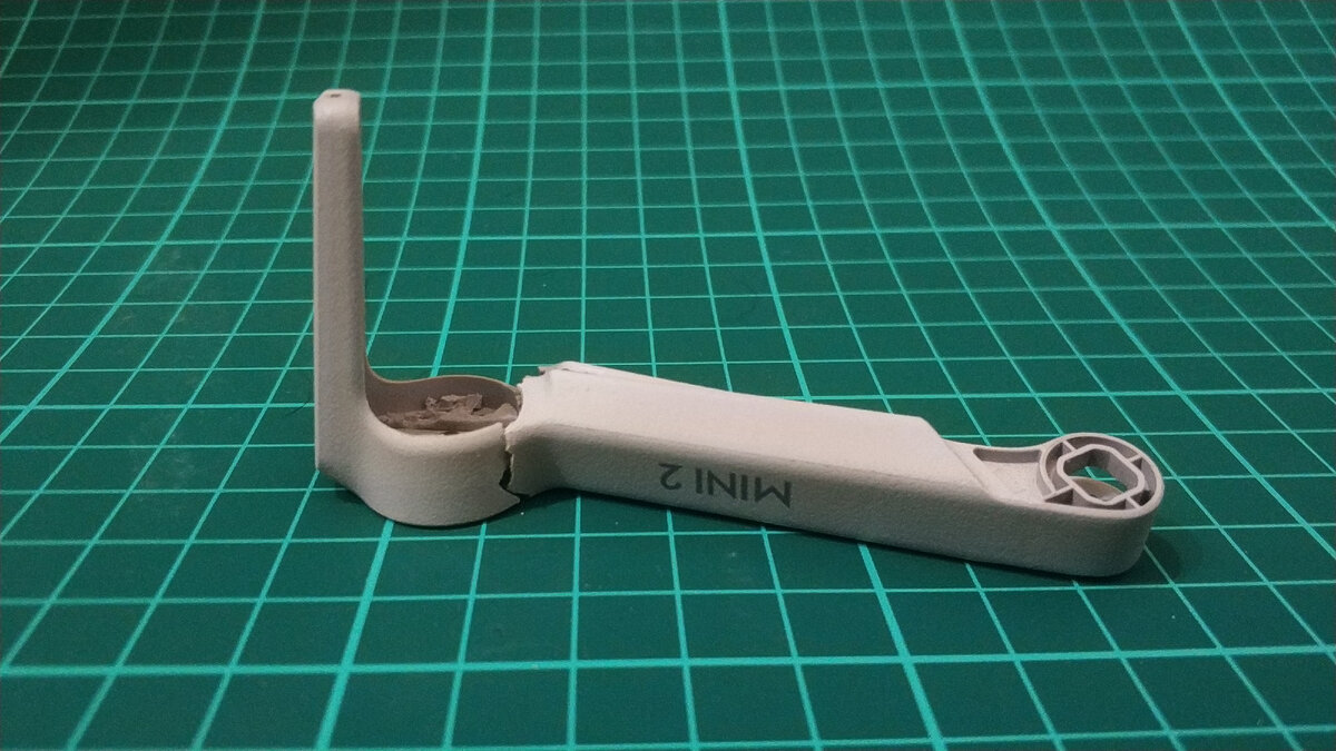 вот как это место выглядит уже на демонтированном луче