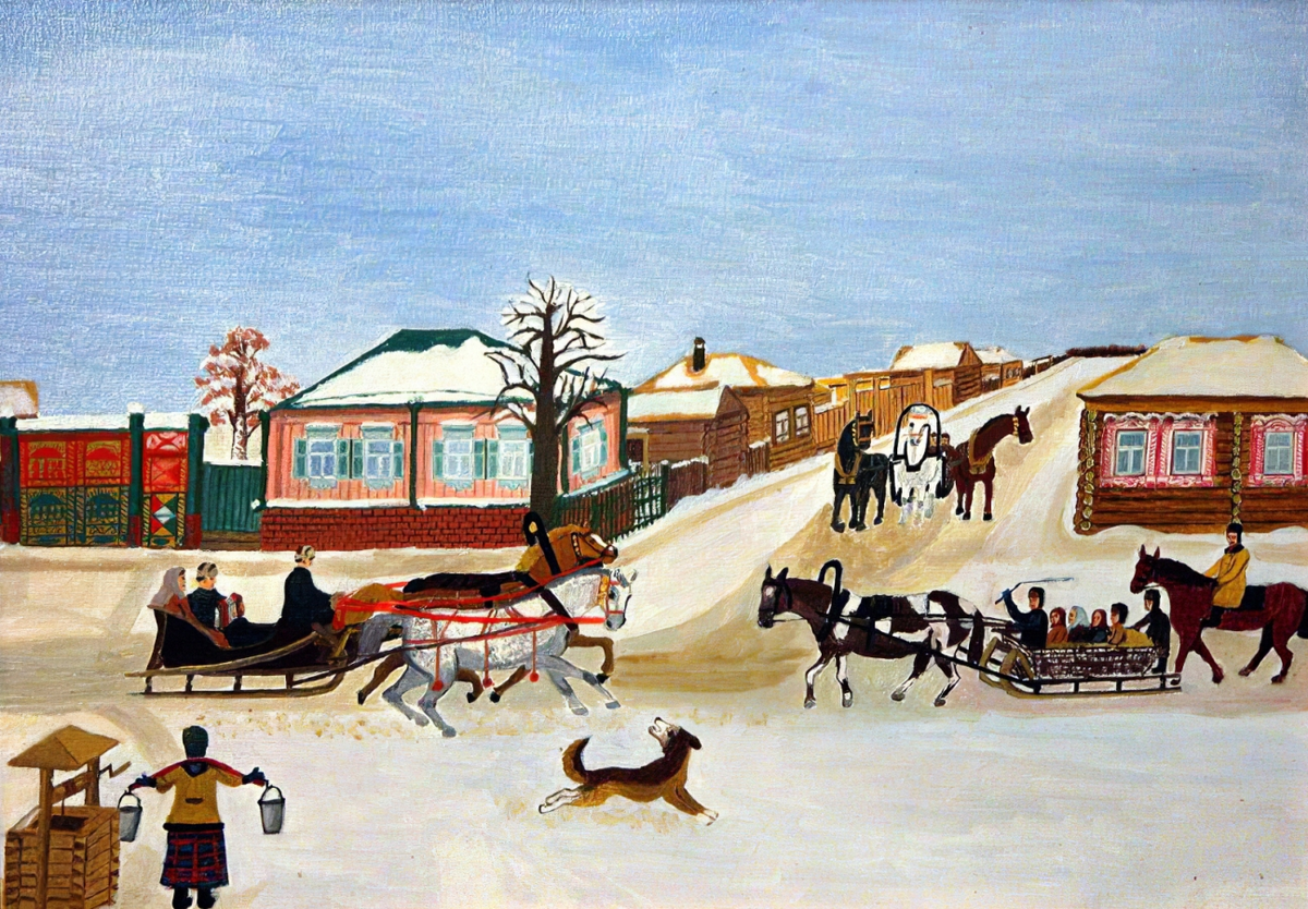 Кто автор картины масленица