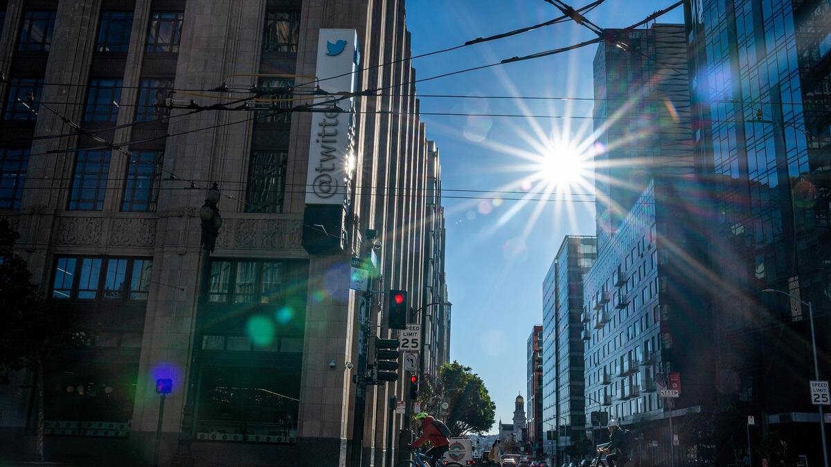    Штаб-квартира Twitter в Сан-Франциско:David Paul Morris/Bloomberg via Getty Images