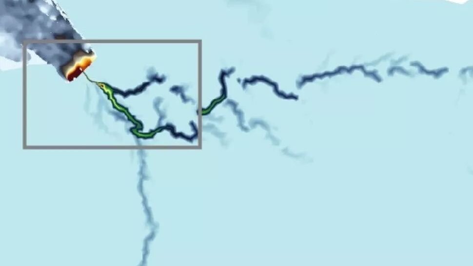 Речная система, обнаруженная под антарктическим ледниковым щитом, впадает в море Уэдделла.