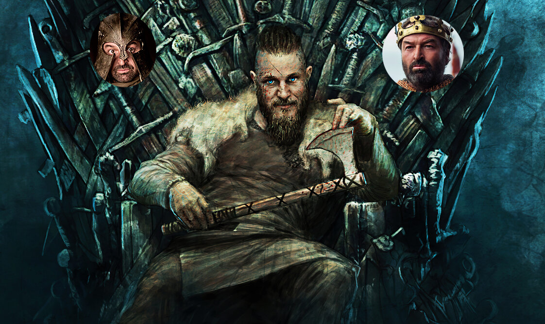 "Игра престолов" и "Викинги". Кроссовер. Йен Битти. Источник hdqwalls.com