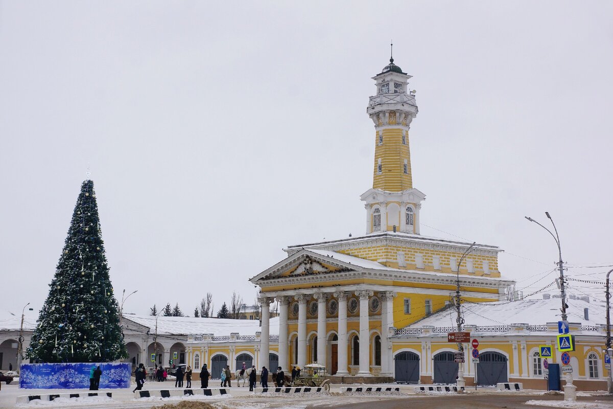 Сусанинская площадь, Пожарная каланча, Кострома 