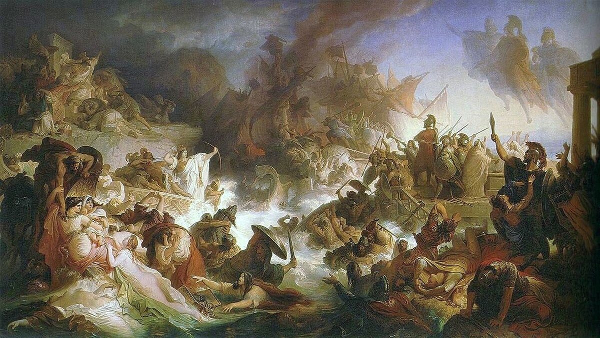 Битва при Саламине. Источник: Wikimedia Commons