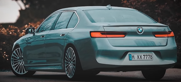 рендер новой БМВ I7