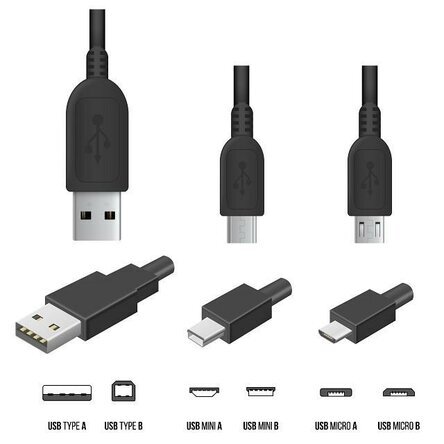 Типы USB коннекторов